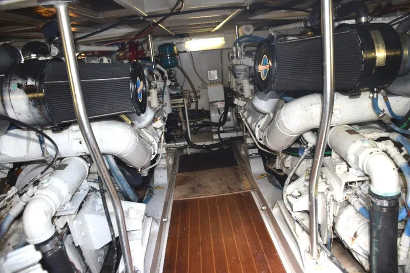 Slide: The Image of Engine room, Detroit Diesel 8v92s - 43