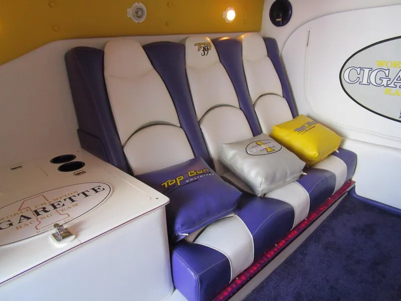 Slide: The Image of Hour meter display on 2005 Cigarette 39 Top Gun boat dashboard. - 26