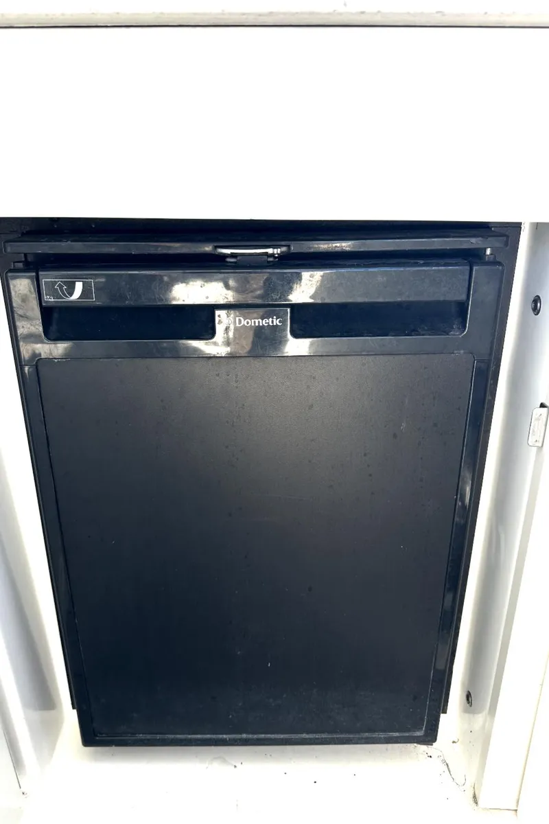 Slide: The Image of Dometic refrigerator in 2010 Sea Ray 370 Sundancer boat. - 22