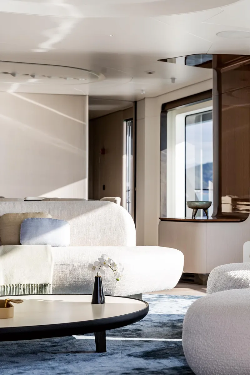 Slide: The Image of Luxurious interior of 2024 Azimut Grande 36M yacht with modern furnishings and elegant design. - 45