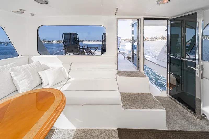 Slide: The Image of Interior of 2002 Johnson Pilothouse 70 Motor Yacht. - 35