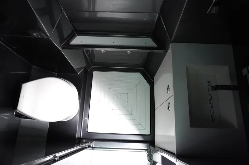 Slide: The Image of 2024 Adrenaline 47 Reaper bathroom interior with modern fixtures and sleek design. - 18