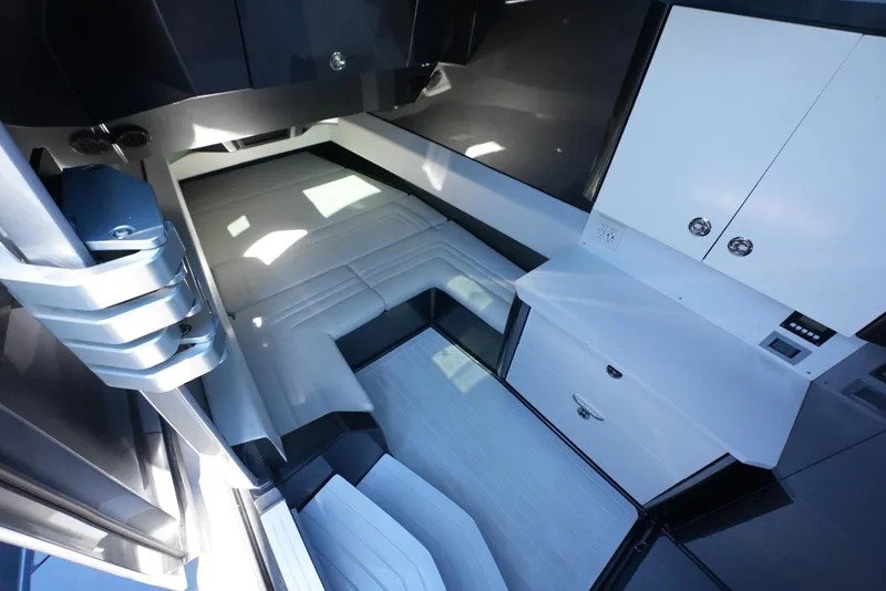 Slide: The Image of 2024 Adrenaline 47 Reaper interior with modern design and sleek cabinetry. - 30