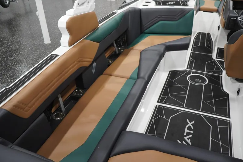 Slide: The Image of 2025 ATX Surf Boats 24 Type-S interior with stylish seating and modern design. - 69