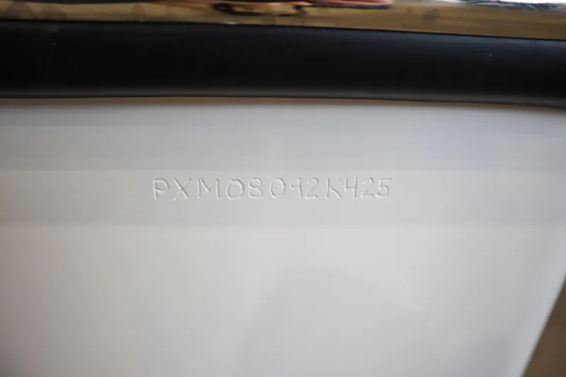 Slide: The Image of Hull identification number on 2025 Parker 18SE Center Console boat. - 18