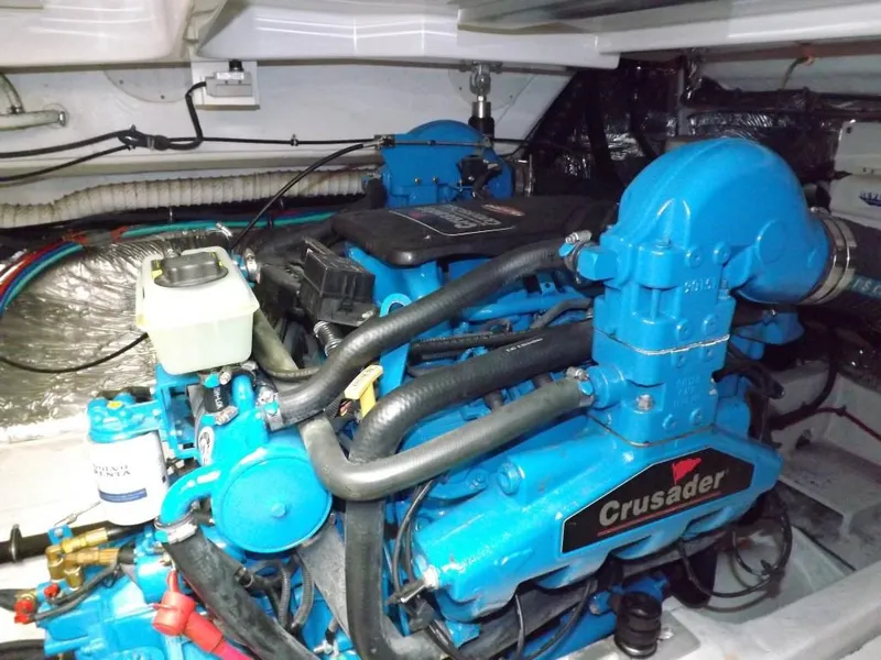 Slide: The Image of Engine compartment of a 2007 Tiara Yachts 3600 Sovran with Crusader engine. - 37