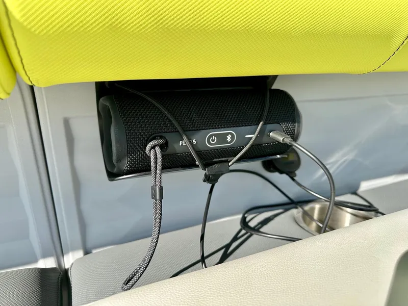 Slide: The Image of Avalon Aura Quad Lounge Tri-Toon w/ 150HP Mercury! 2025 - 15