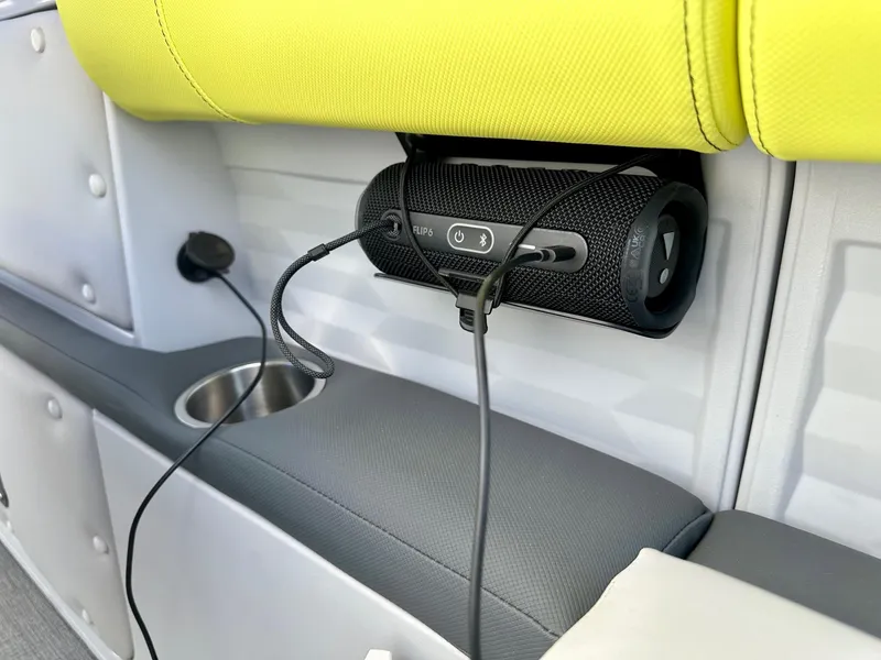 Slide: The Image of Avalon Aura Quad Lounge Tri-Toon w/ 150HP Mercury! 2025 - 16