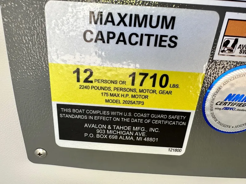 Slide: The Image of Avalon Aura Quad Lounge Tri-Toon w/ 150HP Mercury! 2025 - 9