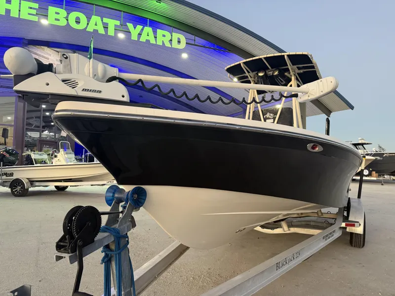 Slide: The Image of 2013 BlackJack 224 boat on trailer at The Boat Yard dealership. - 8