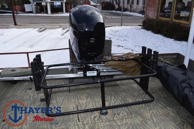 Slide: The Image of 2023 Tracker GRIZZLY® 2072 CC boat with motor, displayed at Thayer's Marine. - 26