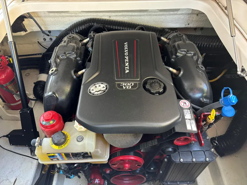 Slide: The Image of Volvo Penta 380 V8 engine in 2019 Chaparral 297 SSX boat. - 9