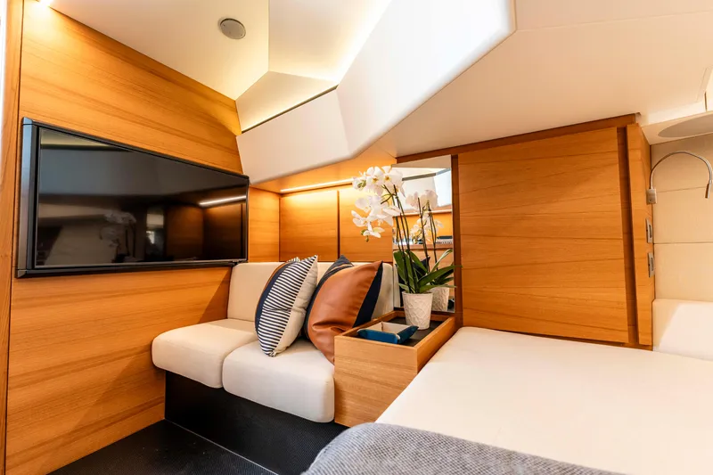 Slide: The Image of Close-up of speaker on 2023 Wally Wallytender 48 yacht deck. - 25