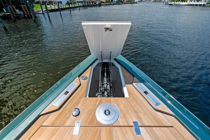 Slide: The Image of Luxurious 2024 Wally WALLYPOWER 58X yacht with elegant seating and modern design. - 18