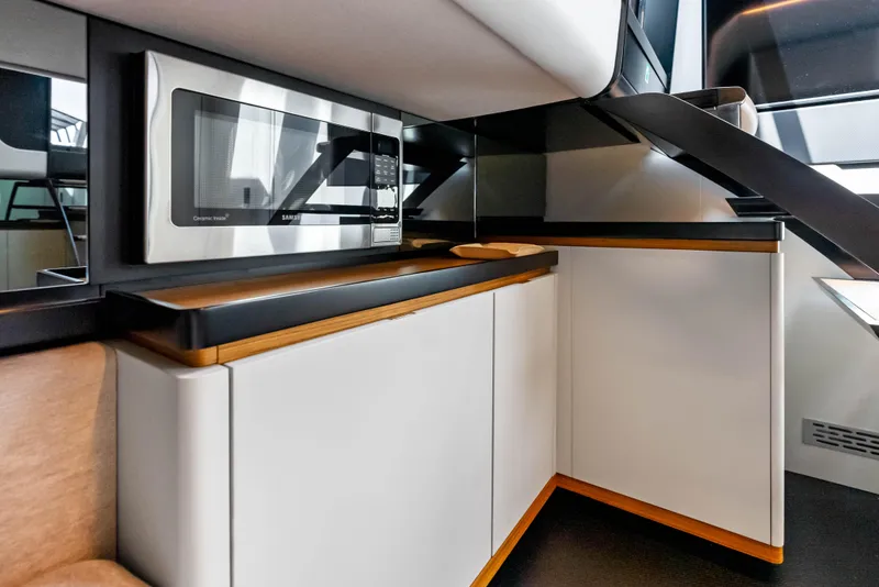Slide: The Image of Interior of 2024 Wally WALLYPOWER 58X yacht featuring a secure safe. - 38