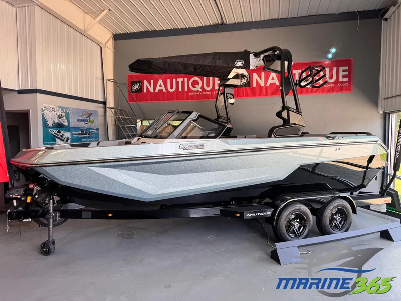 The Image of 2025 Nautique Super Air Nautique GS20 boat in showroom, side view. - 0