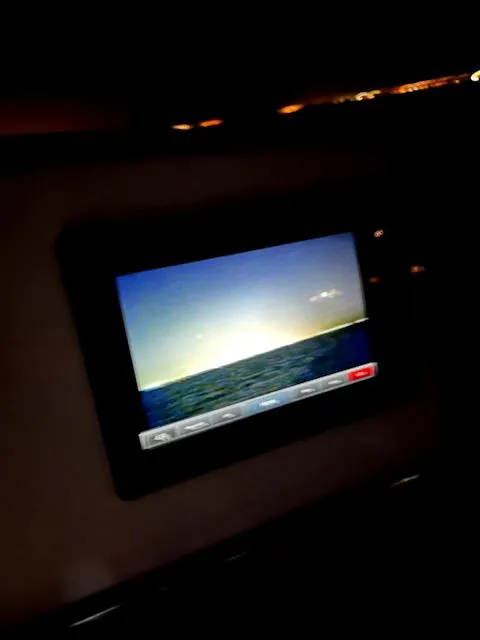 Slide: The Image of Display screen on 2018 Cobia 277 Center Console boat at night. - 6