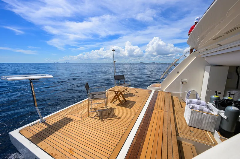 Slide: The Image of Custom Ferretti 124 Argento - Garage Dive Center - 132