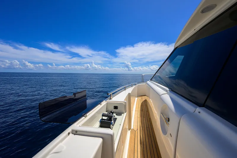 Slide: The Image of Custom Ferretti 124 Argento - Wing Station - 148