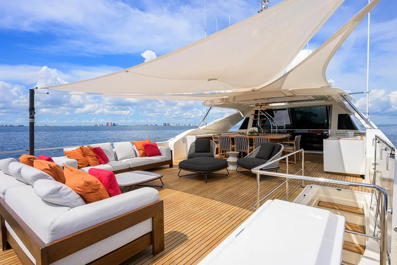 Slide: The Image of Custom Ferretti 124 Argento - Second Deck - 175