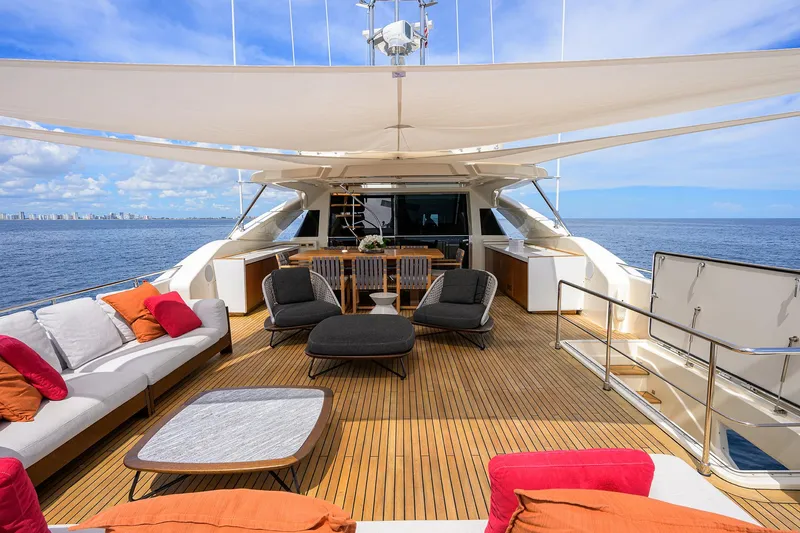 Slide: The Image of Custom Ferretti 124 Argento - Second Deck - 176