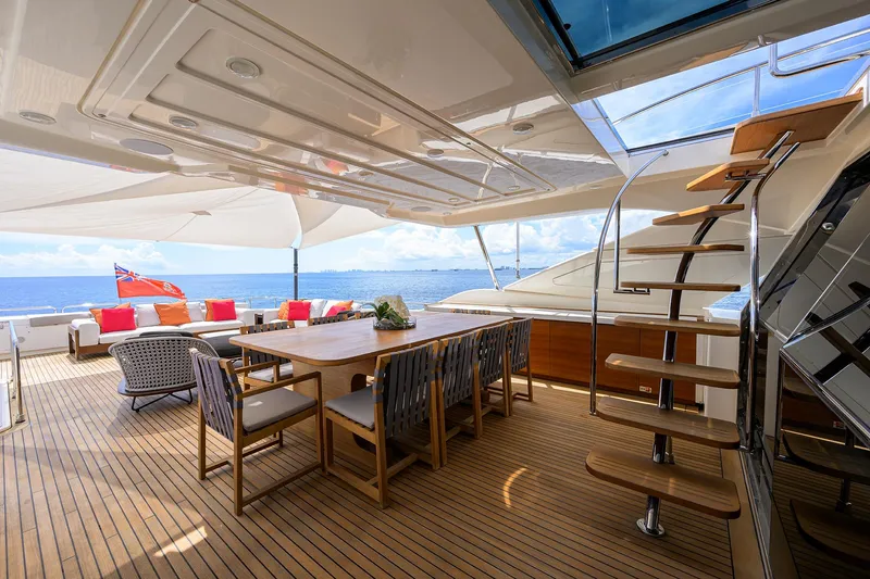Slide: The Image of Custom Ferretti 124 Argento - Second Deck - 180