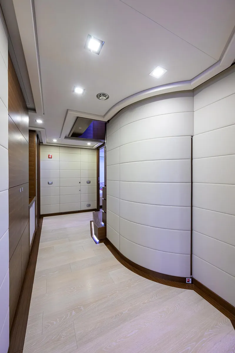 Slide: The Image of Custom Ferretti 124 Argento - Lower Foyer - 22