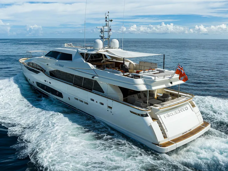 Slide: The Image of Custom Ferretti 124 Argento - Profile - 228