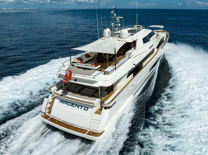 Slide: The Image of Custom Ferretti 124 Argento - Profile - 230