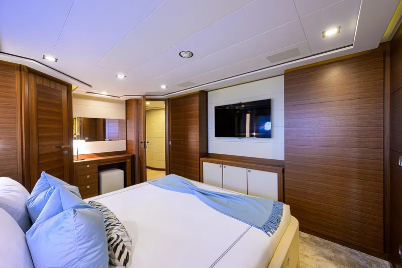 Slide: The Image of Custom Ferretti 124 Argento - Guest Stateroom, Lower Port - 43