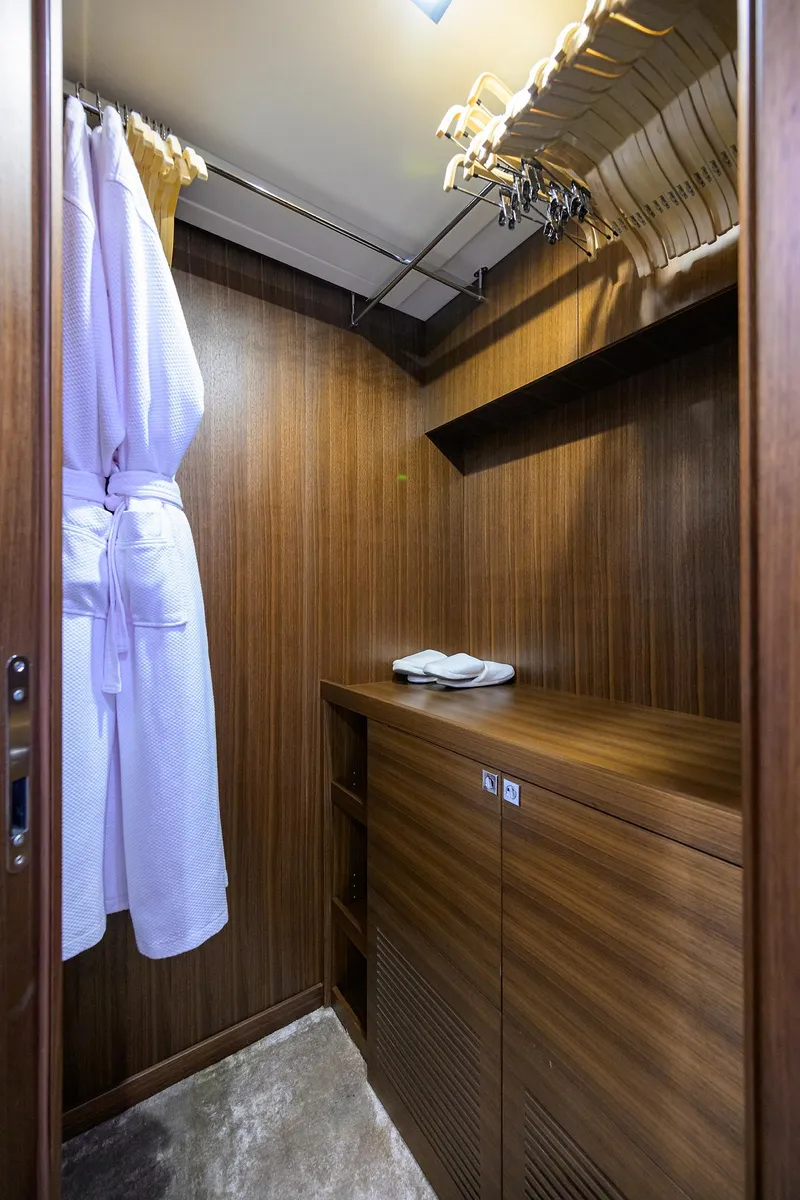 Slide: The Image of Custom Ferretti 124 Argento - Guest Stateroom, Forward Port - 56