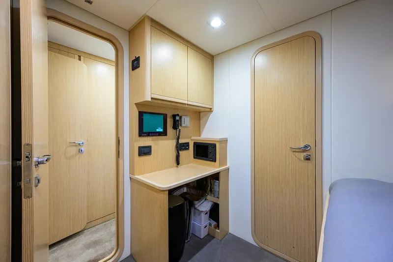 Slide: The Image of Custom Ferretti 124 Argento - Captain's Quarters - 82