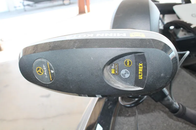 Slide: The Image of Minn Kota Ultrex trolling motor on 2020 Ranger Z185 boat. - 10
