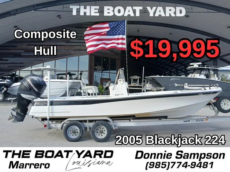Slide: The Image of 2005 BlackJack 224 boat for sale at The Boat Yard, Marrero, Louisiana. - 0
