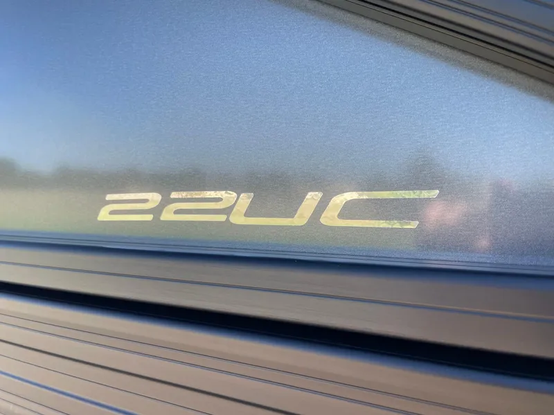 Slide: The Image of 2024 Barletta Cabrio 22UC logo on metallic surface. - 17