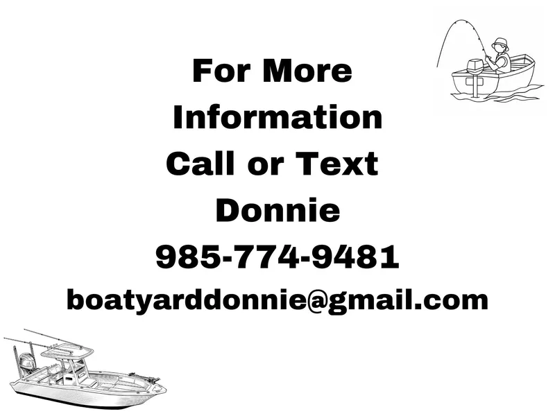 Slide: The Image of Contact information for Sea Ray 185 Sport 2011; call or text Donnie at 985-774-9481. - 15