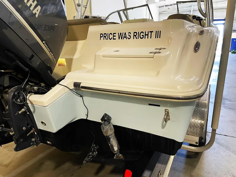 Slide: The Image of 2023 Key West 239 DFS boat with "Price Was Right III" name on the stern. - 13