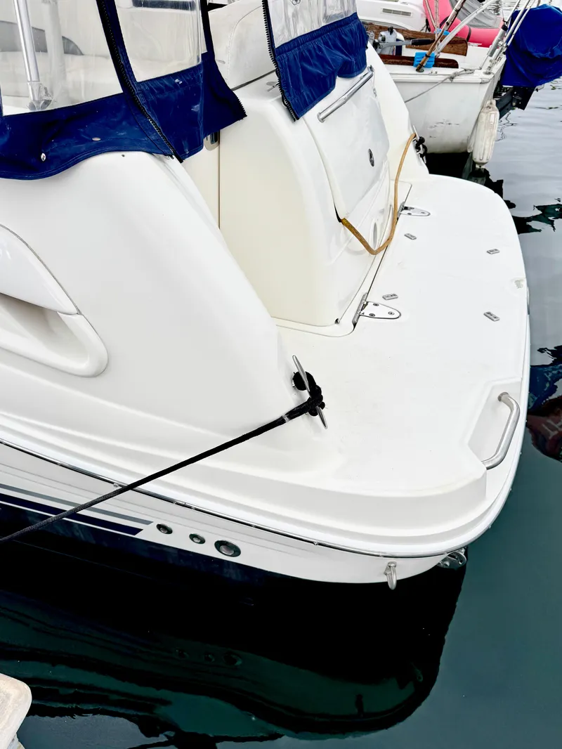 Slide: The Image of 2005 Sea Ray Sundancer 260 docked at marina. - 39