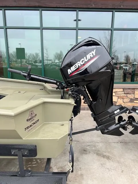 Slide: The Image of 2025 Tracker Grizzly 1650 T Prairie Wings Edition with Mercury outboard motor. - 3