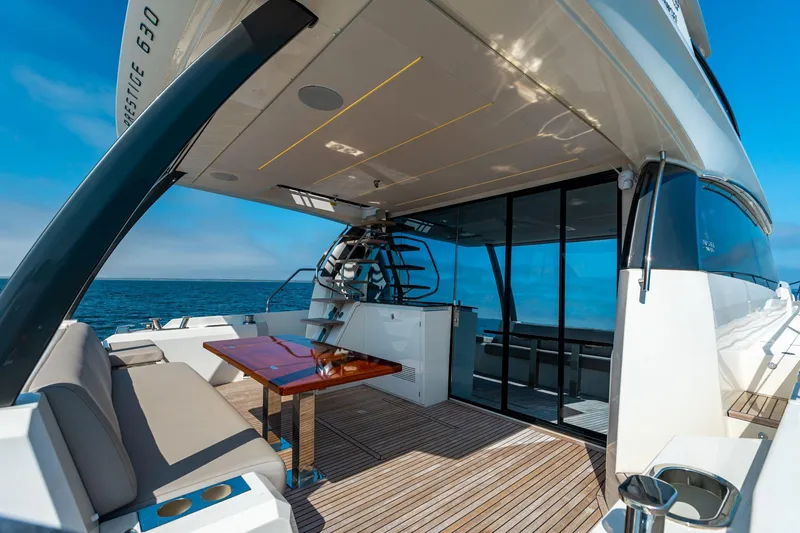 Slide: The Image of 2020 Prestige 630 FB Aft Deck - 57