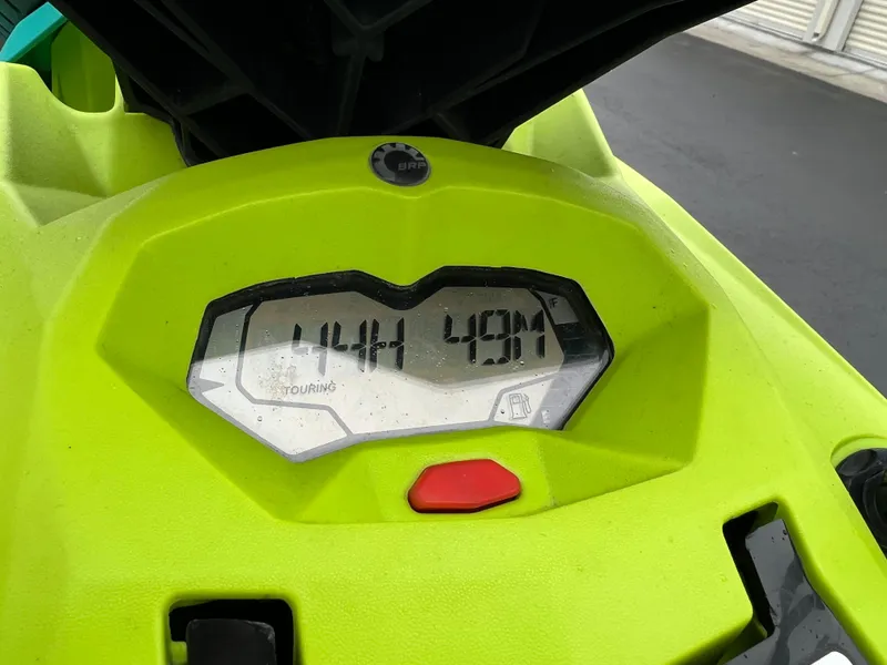 Slide: The Image of 2022 Sea-Doo Spark 2 UP dashboard displaying 144 hours and 49 minutes. - 2