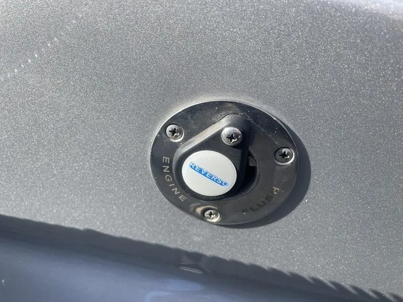 Slide: The Image of Engine flush port on 2020 Stuart 27 CC boat. - 45