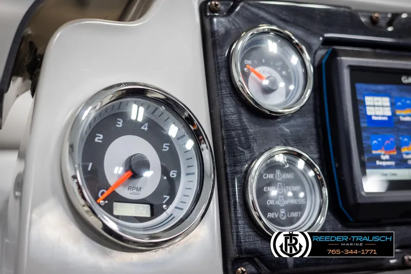 Slide: The Image of Dashboard of 2021 Avalon VLS QL with gauges and digital display. - 28