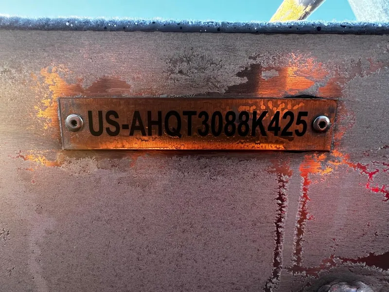 Slide: The Image of Hull identification number on a 2025 Thunder Jet 209 Rush OT boat. - 27