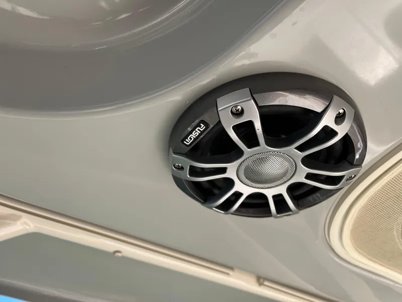 Slide: The Image of Speaker system on 2023 Grady-White Freedom 275 boat ceiling. - 45