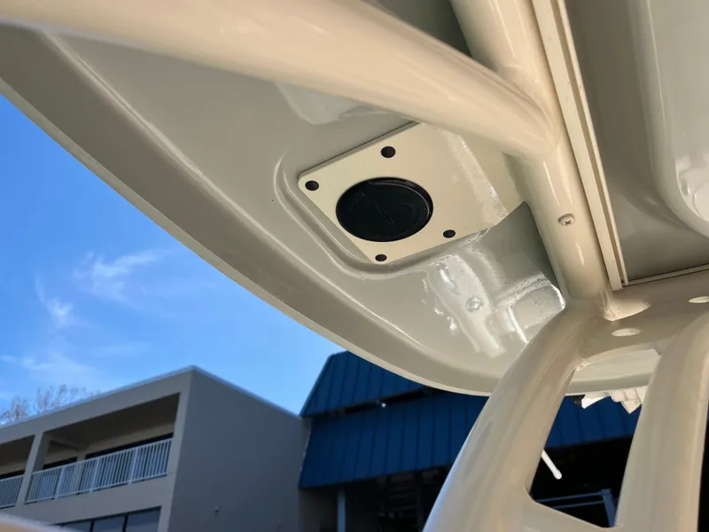 Slide: The Image of 2023 Grady-White Freedom 275 boat detail, showcasing sleek design and structure. - 49