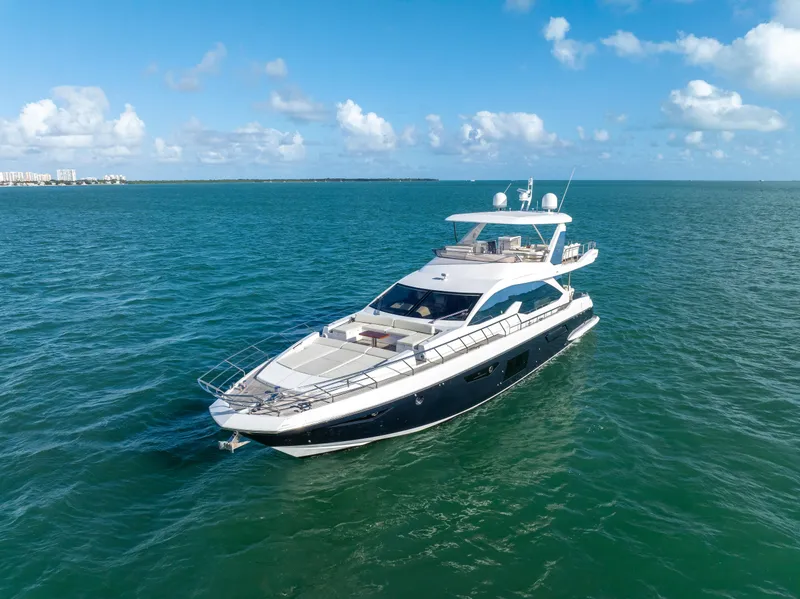 Slide: The Image of Azimut Fly 72 yacht, 2016 model, cruising on open sea under clear skies. - 37