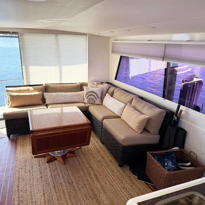 Slide: The Image of Aft Deck/Upper Salon Seating - 18