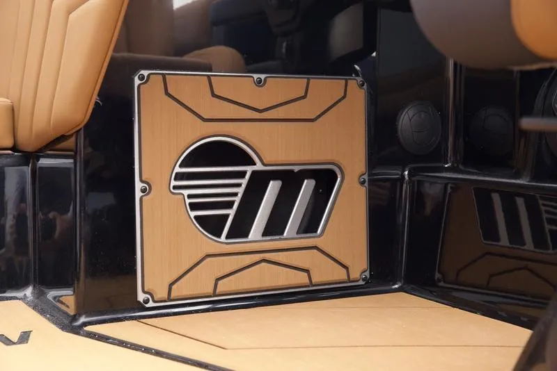 Slide: The Image of 2025 Malibu 25 LSV interior detail with stylish panel design. - 14