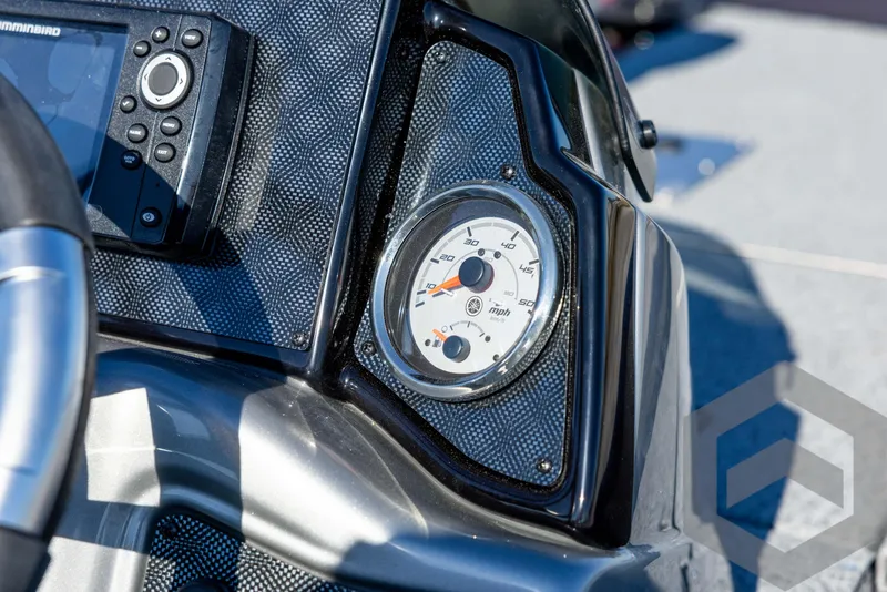 Slide: The Image of Dashboard of 2025 G3 Sportsman 1610 boat with gauge and control panel. - 47